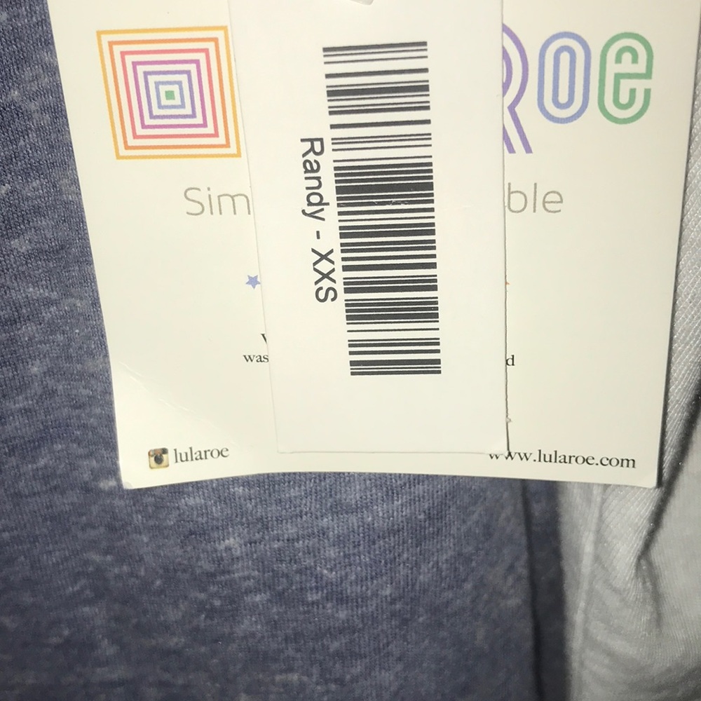 LuLaRoe Randy size XXS - Picture 2 of 3